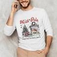 North Pole Book Club Book Lover Bookish Bookworm Christmas Unisex Long Sleeve T-Shirt