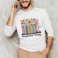 Occupational Therapy Wildflower Book OT Therapist Assistant Unisex Long Sleeve T-Shirt Occupational Therapy Wildflower Book OT Therapist Assistant Unisex Long Sleeve T-Shirt