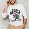 Racoon-Bookworm-Book Bandit-Fueled By Fiction Unisex Long Sleeve T-Shirt Racoon-Bookworm-Book Bandit-Fueled By Fiction Unisex Long Sleeve T-Shirt