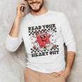 Read Your Heart Out Teacher Valentines Book Lover Unisex Long Sleeve T-Shirt Read Your Heart Out Teacher Valentines Book Lover Unisex Long Sleeve T-Shirt
