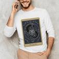 The Reader Tarot Card Mystic Dragon Book Magic Unisex Long Sleeve T-Shirt The Reader Tarot Card Mystic Dragon Book Magic Unisex Long Sleeve T-Shirt