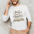 Reading Book Lover Club Librarian Just One More Chapter Unisex Long Sleeve T-Shirt Reading Book Lover Club Librarian Just One More Chapter Unisex Long Sleeve T-Shirt