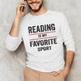 Reading Is My Favorite Sport Book Lover Quote Unisex Long Sleeve T-Shirt Reading Is My Favorite Sport Book Lover Quote Unisex Long Sleeve T-Shirt