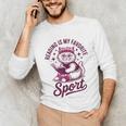 Reading Is My Favorite Sport Cat And Book Lover Women Unisex Long Sleeve T-Shirt Reading Is My Favorite Sport Cat And Book Lover Women Unisex Long Sleeve T-Shirt
