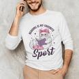 Reading Is My Favorite Sport Saying Cat And Book Lover Unisex Long Sleeve T-Shirt Reading Is My Favorite Sport Saying Cat And Book Lover Unisex Long Sleeve T-Shirt