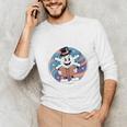 Reading Is Snow Much Fun Snowflake Top Hat Book Fan Winter Unisex Long Sleeve T-Shirt