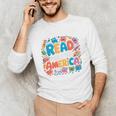 Reads Across Tee America Reading Teacher Books Reader Kids Unisex Long Sleeve T-Shirt Reads Across Tee America Reading Teacher Books Reader Kids Unisex Long Sleeve T-Shirt