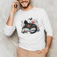 Retro Cute Cat Floral Book Librarian Vintage Floral Cat Book Unisex Long Sleeve T-Shirt Retro Cute Cat Floral Book Librarian Vintage Floral Cat Book Unisex Long Sleeve T-Shirt