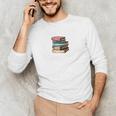 Retro Sometimes I Think I Read Too Much For Book Lover Unisex Long Sleeve T-Shirt Retro Sometimes I Think I Read Too Much For Book Lover Unisex Long Sleeve T-Shirt
