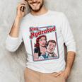 Retro Vampire Book Cover Style Stay Hydrated Halloween Unisex Long Sleeve T-Shirt Retro Vampire Book Cover Style Stay Hydrated Halloween Unisex Long Sleeve T-Shirt