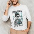 Romance Reader Good Girls Read Spicy Books Halloween Costume Unisex Long Sleeve T-Shirt Romance Reader Good Girls Read Spicy Books Halloween Costume Unisex Long Sleeve T-Shirt