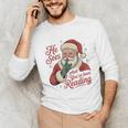 He Sees What You'Ve Been Reading Bookish Christmas Humor Unisex Long Sleeve T-Shirt He Sees What You'Ve Been Reading Bookish Christmas Humor Unisex Long Sleeve T-Shirt