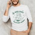 He Sees What You'Ve Been Reading Christmas Bookish Santa Premium Tri-Blend Unisex Long Sleeve T-Shirt He Sees What You'Ve Been Reading Christmas Bookish Santa Premium Tri-Blend Unisex Long Sleeve T-Shirt