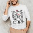 Skelanimals I Bite Vintage Retro Dead Pet Textbook Collage Unisex Long Sleeve T-Shirt