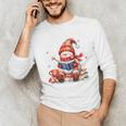 Snowman Reading Books Lovers Christmas Librarian Bookworm Unisex Long Sleeve T-Shirt Snowman Reading Books Lovers Christmas Librarian Bookworm Unisex Long Sleeve T-Shirt