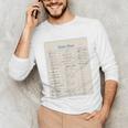 Vintage Library Due Date Card For Book Lovers Librarians Unisex Long Sleeve T-Shirt Vintage Library Due Date Card For Book Lovers Librarians Unisex Long Sleeve T-Shirt