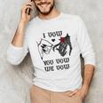 I Vow You Vow We Vow Merch Dark Romance Smutty Book Smutt Unisex Long Sleeve T-Shirt