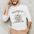 Women's Chapter 21 Book Lovers & Readers 21st Birthday Wildflowers Unisex Long Sleeve T-Shirt Women's Chapter 21 Book Lovers & Readers 21st Birthday Wildflowers Unisex Long Sleeve T-Shirt