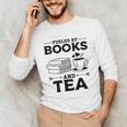 Women's Fueled By Books And Tea Book Lover Bookworm Reading Books Unisex Long Sleeve T-Shirt Women's Fueled By Books And Tea Book Lover Bookworm Reading Books Unisex Long Sleeve T-Shirt