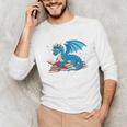 In A World Full Of Bookworms Be A Book Dragon Unisex Long Sleeve T-Shirt In A World Full Of Bookworms Be A Book Dragon Unisex Long Sleeve T-Shirt