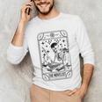 Writer Novelist Book Poetry Author Skeleton Tarot Card Unisex Long Sleeve T-Shirt Writer Novelist Book Poetry Author Skeleton Tarot Card Unisex Long Sleeve T-Shirt