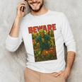 Zombie Tee Horror Movie Poster Vintage Comic Book Graphic Premium Unisex Long Sleeve T-Shirt