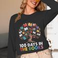 100 Days In The Books Reading Teachers Librarians School Unisex Long Sleeve T-Shirt