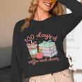 100 Days Of Coffee And Chaos Coquette Bow Book Apple Unisex Long Sleeve T-Shirt 100 Days Of Coffee And Chaos Coquette Bow Book Apple Unisex Long Sleeve T-Shirt