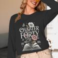 1986 Chapter Forty 40th Birthday Wildflower Book 40 Year Old Unisex Long Sleeve T-Shirt
