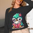 Adorable Book Lover Humming Bird With Reading Glasses Cute Unisex Long Sleeve T-Shirt Adorable Book Lover Humming Bird With Reading Glasses Cute Unisex Long Sleeve T-Shirt