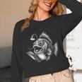 Anglerfish Reading Book Art Unisex Long Sleeve T-Shirt Anglerfish Reading Book Art Unisex Long Sleeve T-Shirt
