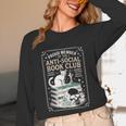 Anti-Social Book-Club Cat Graphic Unisex Long Sleeve T-Shirt Anti-Social Book-Club Cat Graphic Unisex Long Sleeve T-Shirt
