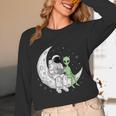 Astronaut Reading Book To Alien Moon Space Book Lover Men Unisex Long Sleeve T-Shirt Astronaut Reading Book To Alien Moon Space Book Lover Men Unisex Long Sleeve T-Shirt
