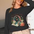 Audiobook Girlie Headphones Book Tea Love Unisex Long Sleeve T-Shirt