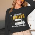 Awesome Bookmobile Driver What's Your Superpower Book Wagon Unisex Long Sleeve T-Shirt