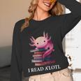 Axolotl Book Lover Librarian Reading Library Readers Unisex Long Sleeve T-Shirt Axolotl Book Lover Librarian Reading Library Readers Unisex Long Sleeve T-Shirt