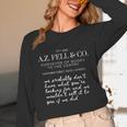 Aziraphale's Bookshop AZ Fell And Co Literary Antiquarian Unisex Long Sleeve T-Shirt Aziraphale's Bookshop AZ Fell And Co Literary Antiquarian Unisex Long Sleeve T-Shirt