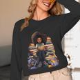 Back To School Afro Melanin Girl Reading Book Bookworm Unisex Long Sleeve T-Shirt Back To School Afro Melanin Girl Reading Book Bookworm Unisex Long Sleeve T-Shirt
