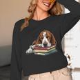 Basset Hound Books Dog Breed Graphic Unisex Long Sleeve T-Shirt Basset Hound Books Dog Breed Graphic Unisex Long Sleeve T-Shirt