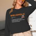 Biblioholic Definition Reading Nerd Book Lovers Geek Unisex Long Sleeve T-Shirt Biblioholic Definition Reading Nerd Book Lovers Geek Unisex Long Sleeve T-Shirt