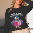 This Is My Book Character Costume Cute Pigeon Kids Reading Unisex Long Sleeve T-Shirt This Is My Book Character Costume Cute Pigeon Kids Reading Unisex Long Sleeve T-Shirt