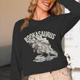 Book Dinosaur Bookworm T-Rex Dino Reading Books Book Unisex Long Sleeve T-Shirt Book Dinosaur Bookworm T-Rex Dino Reading Books Book Unisex Long Sleeve T-Shirt