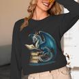 Book Lover Bookworm Reading Books Dragon Sci-Fi Character Unisex Long Sleeve T-Shirt Book Lover Bookworm Reading Books Dragon Sci-Fi Character Unisex Long Sleeve T-Shirt