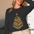 Book Lover Christmas Graphic For Librarians Unisex Long Sleeve T-Shirt