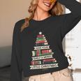 Book Merry Little Christmas Tree Holiday Unisex Long Sleeve T-Shirt