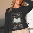 Book Reading Ugly Christmas Unisex Long Sleeve T-Shirt