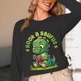 Book A Saurus Bookasaurus Dinosaur Book Girls Boys Toddler Unisex Long Sleeve T-Shirt Book A Saurus Bookasaurus Dinosaur Book Girls Boys Toddler Unisex Long Sleeve T-Shirt