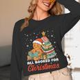 All Booked For Christmas Gingerbread Christmas Tree Book Kid Unisex Long Sleeve T-Shirt All Booked For Christmas Gingerbread Christmas Tree Book Kid Unisex Long Sleeve T-Shirt
