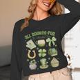 ALL Booked For St Patricks Day Bookish Leprechaun Bookworm Unisex Long Sleeve T-Shirt