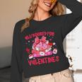 All Booked For Valentines Coquette Bow Book Valentine Day Unisex Long Sleeve T-Shirt